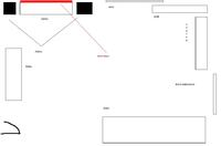 Rozmieszczenie kolumn w pokoju 20mkw