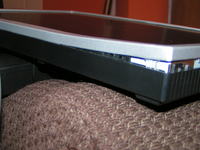 LG l204 - jak rozebrać monitor - zabezpieczenie (kłódka)