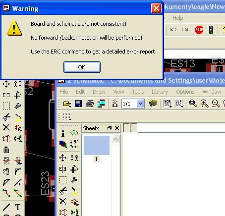 [Eagle] przejscie z projektu płytki do schematu