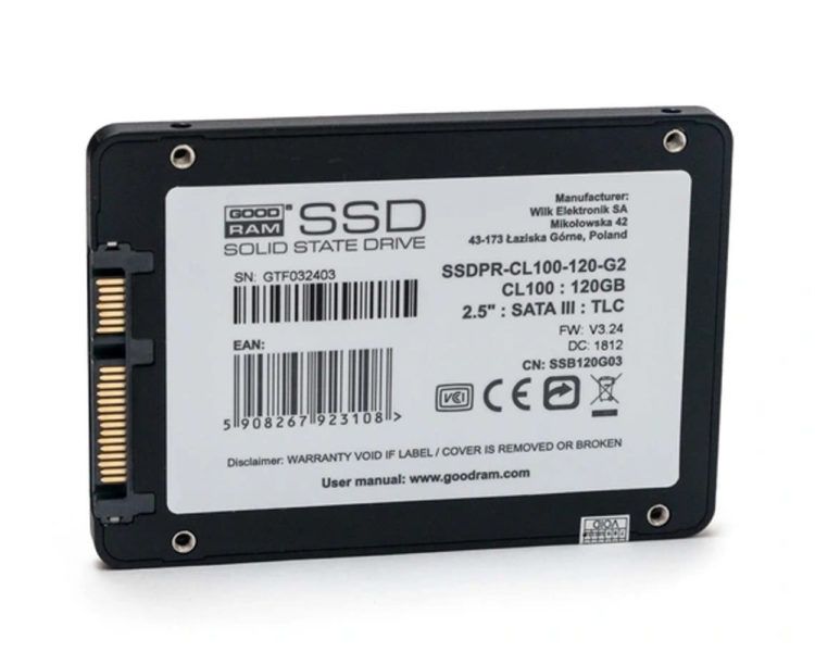 Прошивка ssd goodram cl100