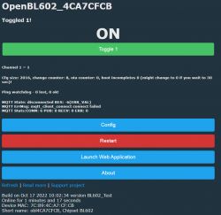 Tasmota replacement for BL602, programming, pairing with Home Assistant, now with OTA working!