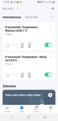 Setting the scene in Smart Life: Tuya Zigbee thermostatic head TER01 and WiFi thermometer Setting the scene in Smart Life: Tuya Zigbee thermostatic head TER01 and WiFi thermometer