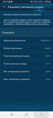 Bosch Easycontrol CT200 jak ustawić krzywą grzewczą