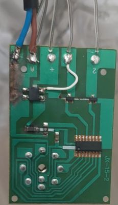 Uszkodzony sterownik światełek LED z 6 trybami pracy - przepięcie, naprawa, USB, moduł, połączenie