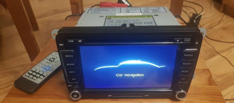 VW golf 5 1,9 tdi chińskie RADIO 2DIN pobiera prąd