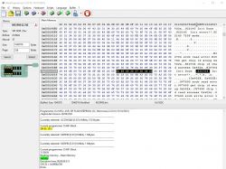 NeoProgrammer Screenshot for M25P80 Flash Memory Screenshot of NeoProgrammer software showing the memory read of M25P80 flash.