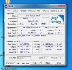 Wymiana procesora Intel Pentium Dual Core CPU T4500 2.30GHz da się?