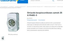 Wyłącznik tablicowy typ. "WTS" 16A 250V