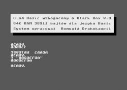 BLACK BOX V.9 - C64 - Czyli Zrób to sam ;)