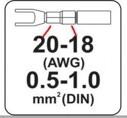 Jaki zacisk w zaciskarce pinów D-Sub? - mooding przewodów zasilacza.