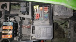 Peugeot/Partner/1.9d/1998 - Rozpiska bezpieczników, wentylator, dw8