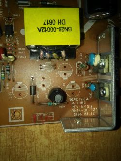 Samsung 920N Prośba o lokalizacje kondensatorów zasilacza MJ19BS Samsung 920N Prośba o lokalizacje kondensatorów zasilacza MJ19BS