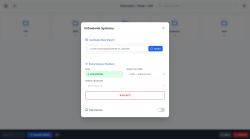 System Settings window showing connection via COM5 port