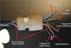 Podłączenie wzmacniacza AMP 100W do subwoofera Mercedes - Filtr dolnoprzepustowy i 3 piny