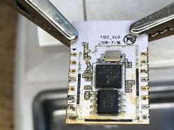 [T103_V1.0/RTL8710BX] Włącznik WiFi SHLS111W - wnętrze, pinout nowego modułu WiFi T103, hot air