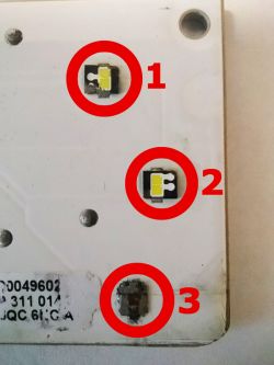 Renault Megane IV - Jakie LEDy są w B010341-3 DRL LEFT TOP - 90072332?