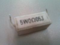 Oznaczenie rezystora 5W0Ω05J w prostowniku Lampa Turbo 2/8 A, 6/12V