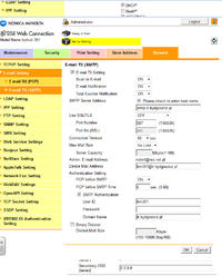 Setting Up Scan to Email on Konica Minolta C253 - Sender's Address Not Set Error