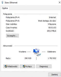 szybkość 1GB/snie działa - szybkość 1GB/s speed duplex nie działa