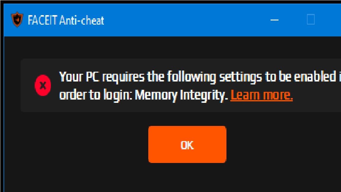 [Rozwiązano] FACEIT AC nie uruchamia się na płycie GIGABYTE - błąd po ...