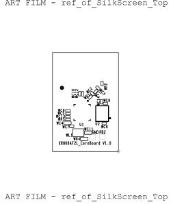 PCB silkscreen layout for XR806AF2L_CoreBoard V1.0 with labeled component positions.