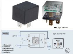MG ZR 2005 - Monostabilny włącznik świateł awaryjnych - zastosowanie przekaźnika bistabilnego 4WSP