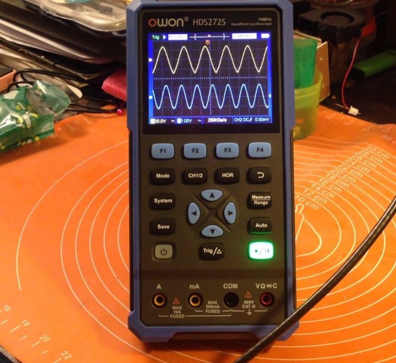 Oscyloskop przenośny OWON HDS 272S - próba opisu wad i zalet.