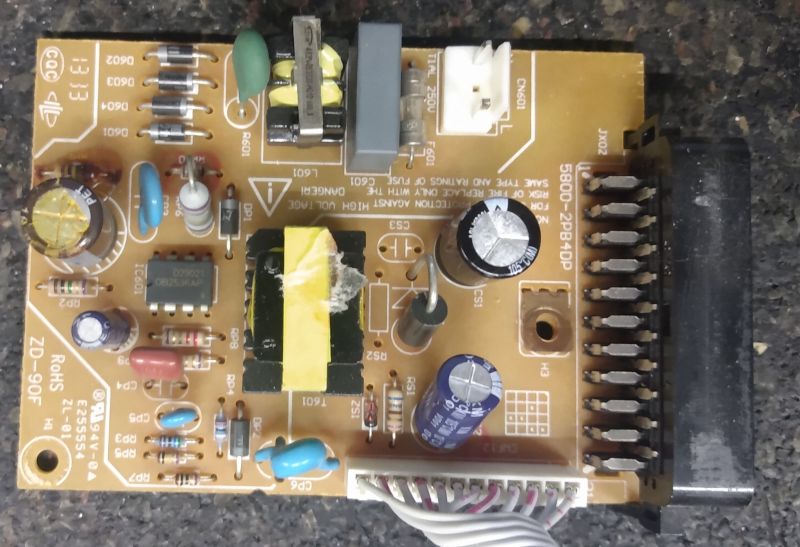 DVBT decoder Synaps THD-2857, looking inside