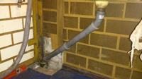 Installation of a shower tray, problems with drainage to the sewage system.