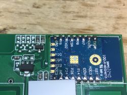 CB3S WiFi Module with Labeled Pins CB3S WiFi module with visible RX, TX, and GND pins.