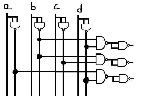 [Rozwiązano] Realizacja Funkcji Logicznej Y = ~b~d + ~b~c + ~ad Na ...