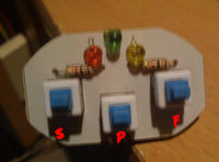 Przełącznik samochodowy, podlączenie diod pod przełączniki