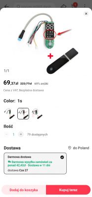 Xiaomi M365 - Zmiana wyświetlacza na ten z M365 Pro