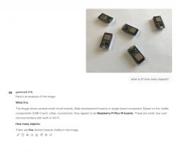 Five small circuit boards on a white background.