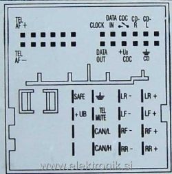 Golf Mk5 RCD 300 AUX Problem: Radio not detecting AUX cable - RCD300 Photos & Pins