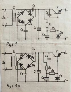 Schematy zasilaczy transformatorowych