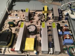 Samsung LE40R87BDX TV - Red LED Flashes, Screen Flickers, No Display: 1000uF 10V Capacitor Fix? Samsung LE40R87BDX TV - Red LED Flashes, Screen Flickers, No Display: 1000uF 10V Capacitor Fix?
