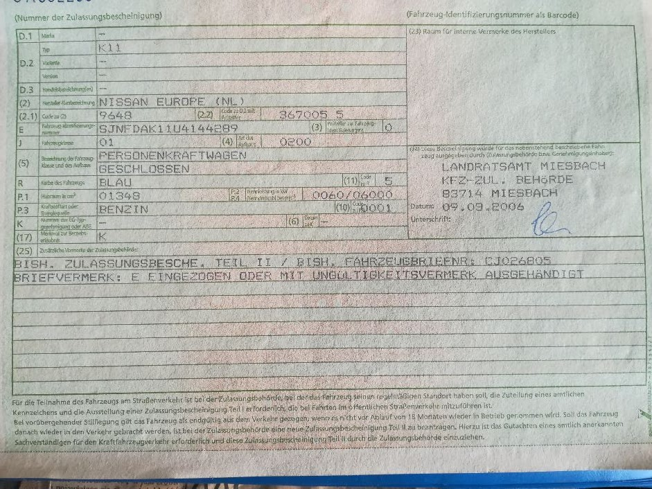 Jakie dokumenty potrzebne przy imporcie auta z Niemiec na lawecie?