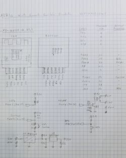 Diagram of a Wi-Fi Smart Switch circuit drawn on graph paper.