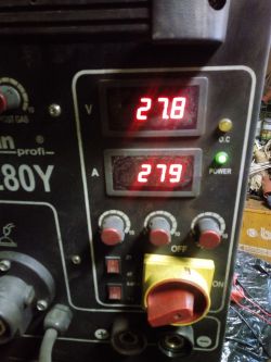 Migomat Sherman MIG 280Y, uszkodzone tranzystory igbt oraz sterowanie posuwem
