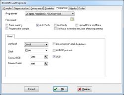 [Bascom] Atmega32U4 -Nie można zmienić fusebitów (AVRmKII ISP)