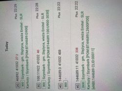 Zrzut ekranu aplikacji NetMonster z informacjami o stacjach bazowych Plus w okolicy Szymbarka.