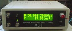Budżetowy licznik częstotliwości 0,1Hz - 42MHz (1.6GHz) i czasu 24ns - 10s