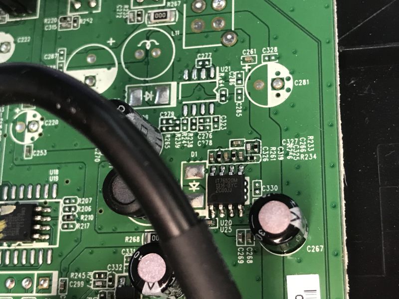 Analysis of the inside of the router, memory ripping, bootloader, custom program for UART