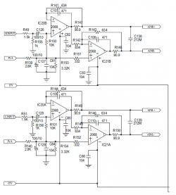 Schemat obwodu audio amplitunera