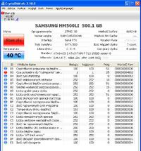 Samsung HM500LI – analiza S.M.A.R.T, czy możliwa naprawa dysku twardego?
