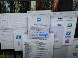 Reboot Required Message After Root Patcher Use Screen displaying a message about the need to reboot after applying Root Patcher on a Mac.