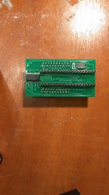 Brak kontaktu z pinami 21-24 przy programowaniu 29F400bt, adapter SOP44