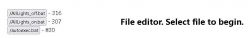 Screenshot of a file editor with three .bat script files.