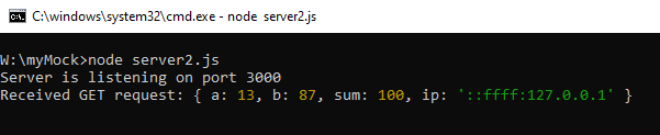 Node.js as a mini HTTP server, testing GET and POST queries, JSON ...